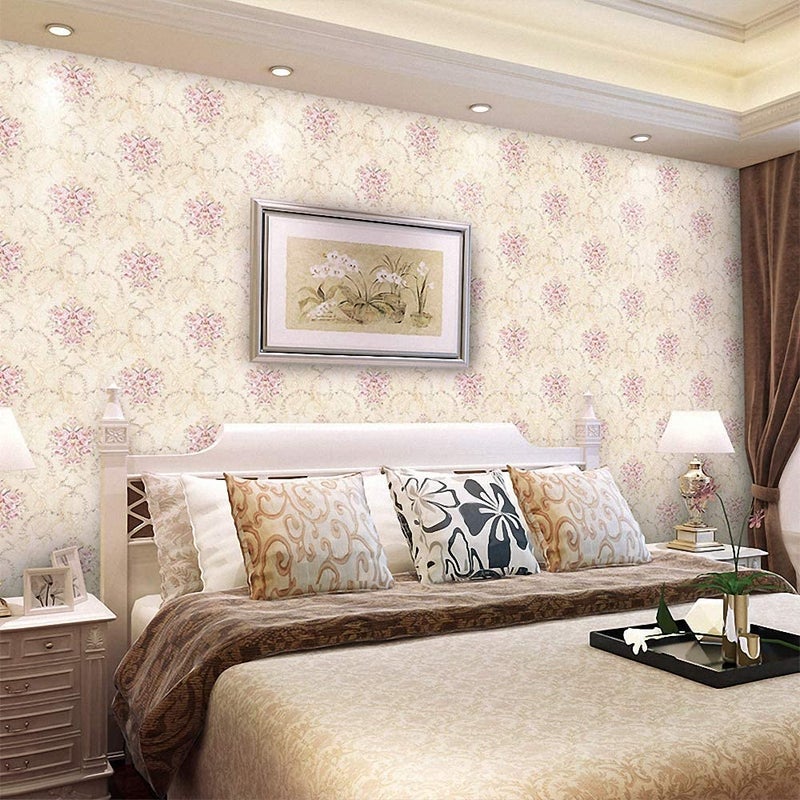LIFAVOVY Vintage Rose Floral Peel and Stick Wallpaper Decorative Wall Paper Removable Self Adhesive Shelf Liner Roll 17.7 Inch x 32.8 FT - Image 3